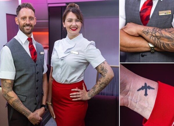 Авиаперевозчик Virgin Atlantic разрешил татуировки 0